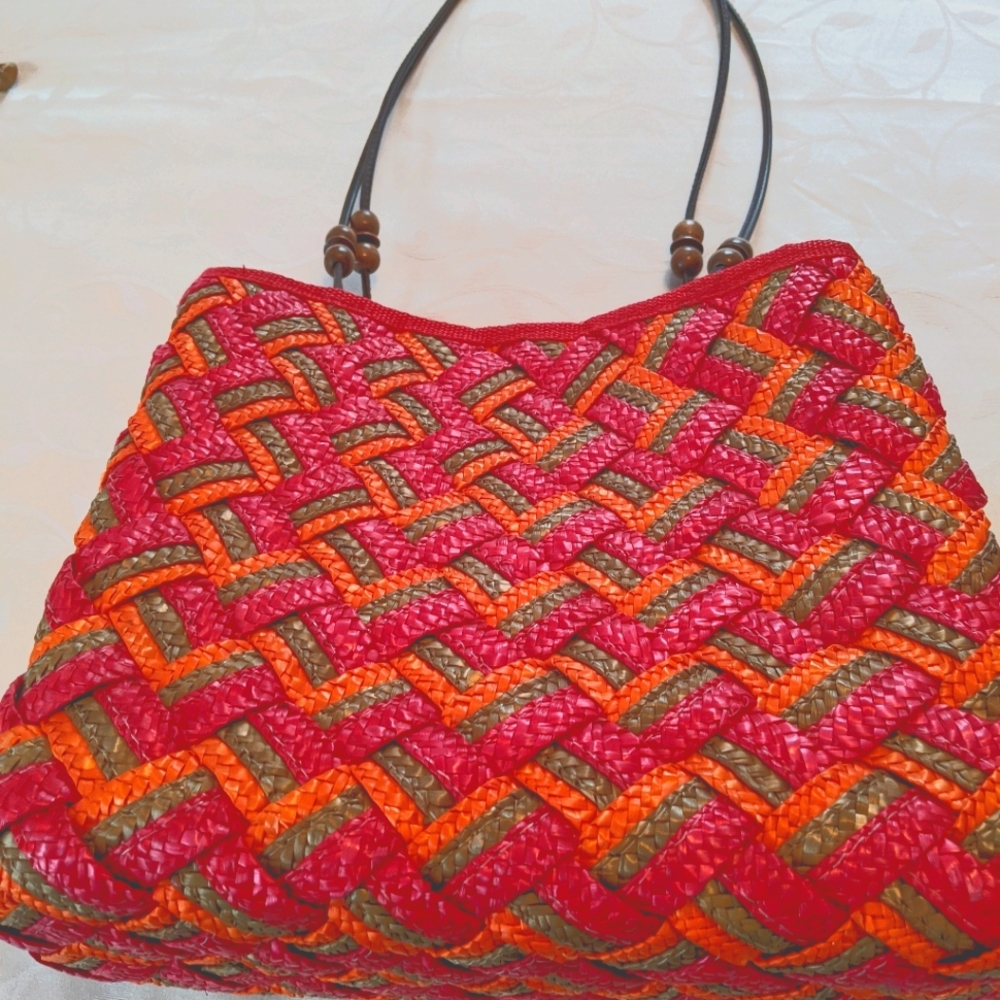 Wheat straw pocketbook or tote